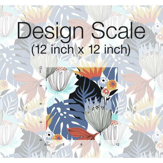 RoomMates Retro Tropical Leaves Peel & Stick Wallpaper